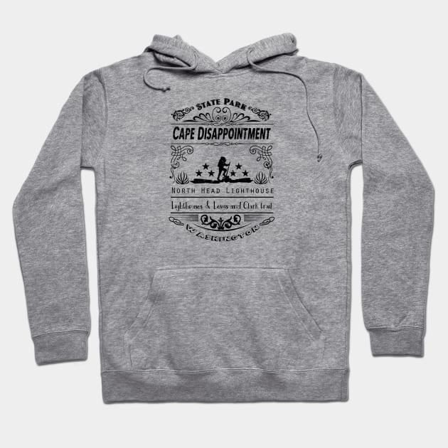 Cape Disappointment State Park Washington Hoodie by artsytee